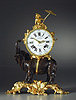 A very important Louis XV gilt and patinated bronze Pendule 'A L'Elélphant'